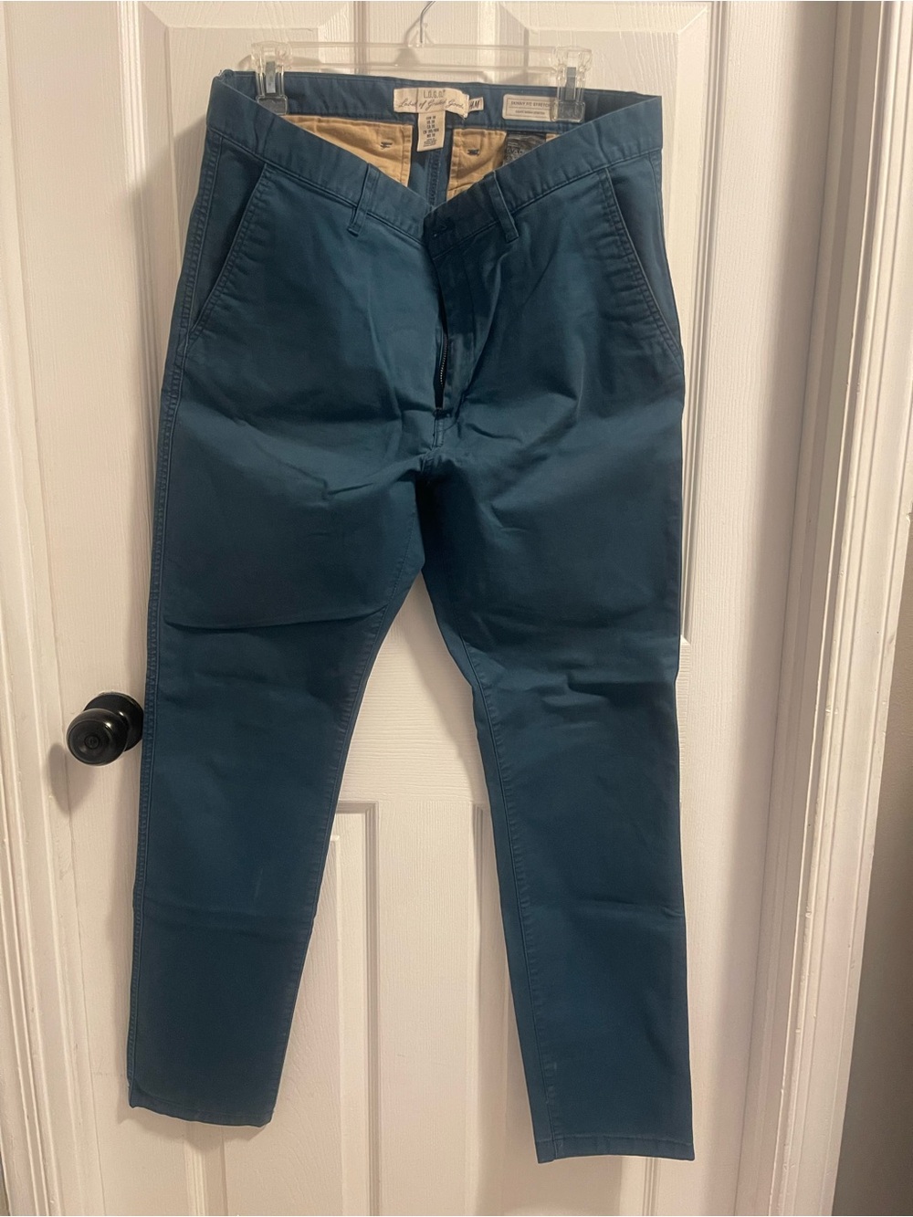H&M Men’s Teal Slim Chino Pants